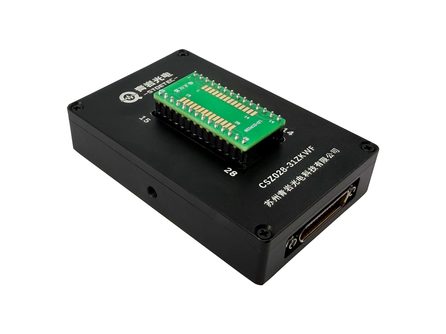 28通道测试座 CSZ028-31ZKWF 产品图